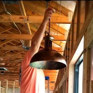 Farmhouse Industrial Pendant Light